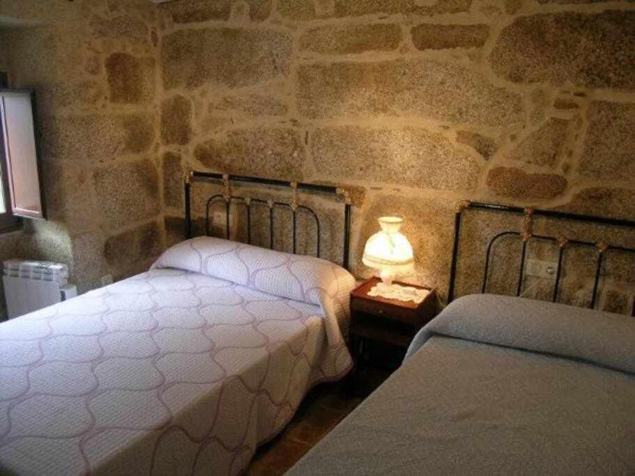 Casa Cuadrantecasa De Piedra En Playa De Carnota Villa Pedrafigueira Kültér fotó