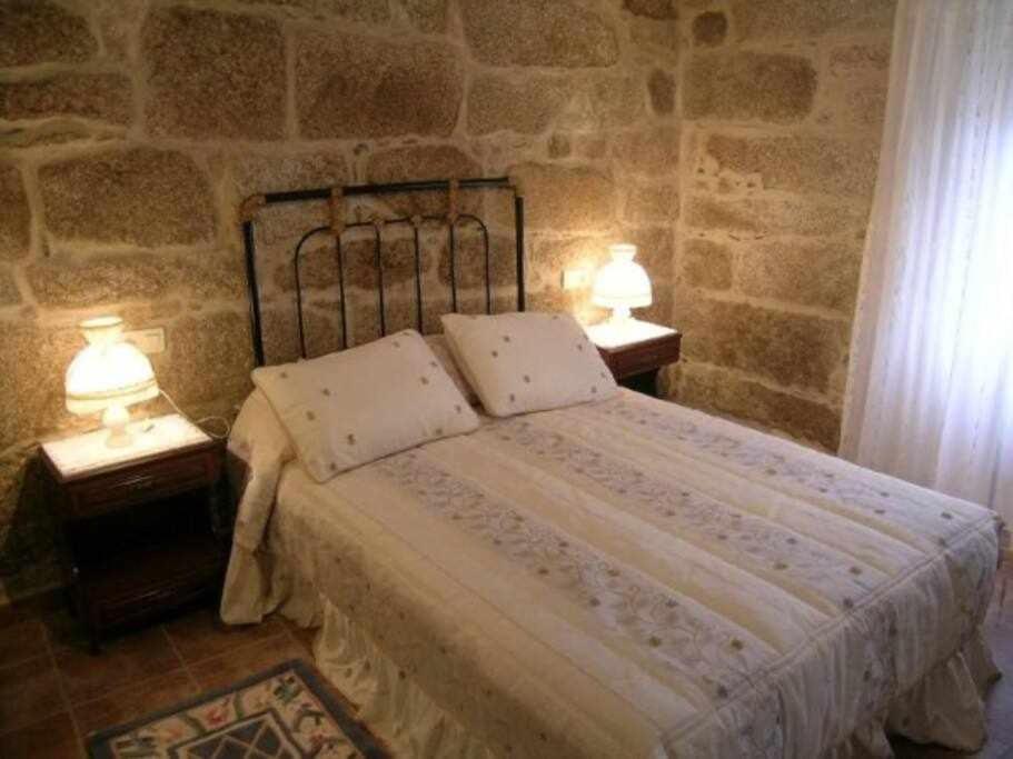 Casa Cuadrantecasa De Piedra En Playa De Carnota Villa Pedrafigueira Kültér fotó
