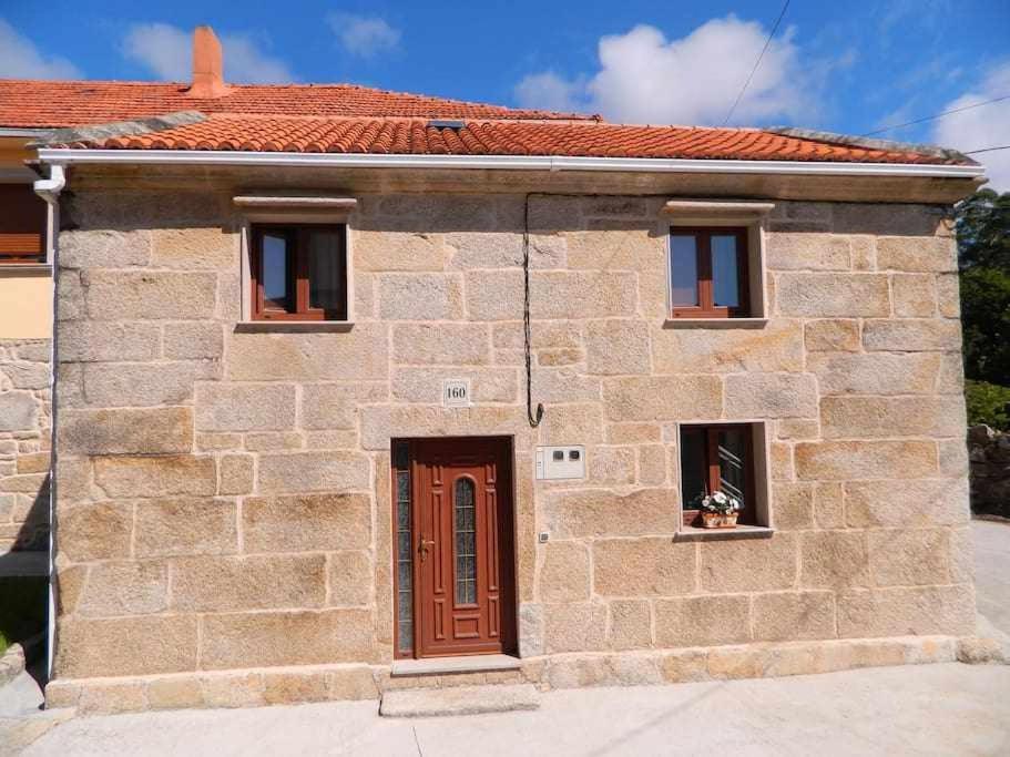 Casa Cuadrantecasa De Piedra En Playa De Carnota Villa Pedrafigueira Kültér fotó