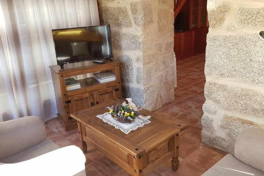 Casa Cuadrantecasa De Piedra En Playa De Carnota Villa Pedrafigueira Kültér fotó
