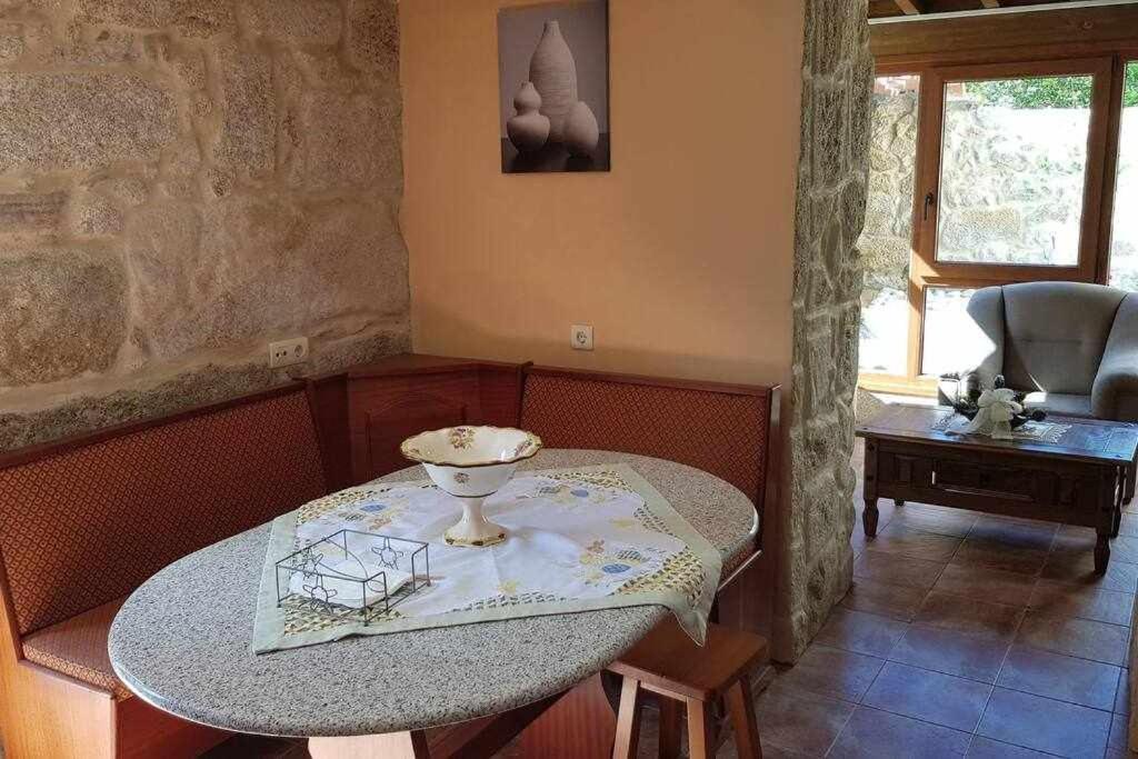 Casa Cuadrantecasa De Piedra En Playa De Carnota Villa Pedrafigueira Kültér fotó